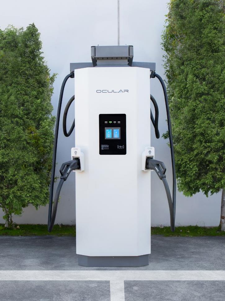 Public EV charging station 