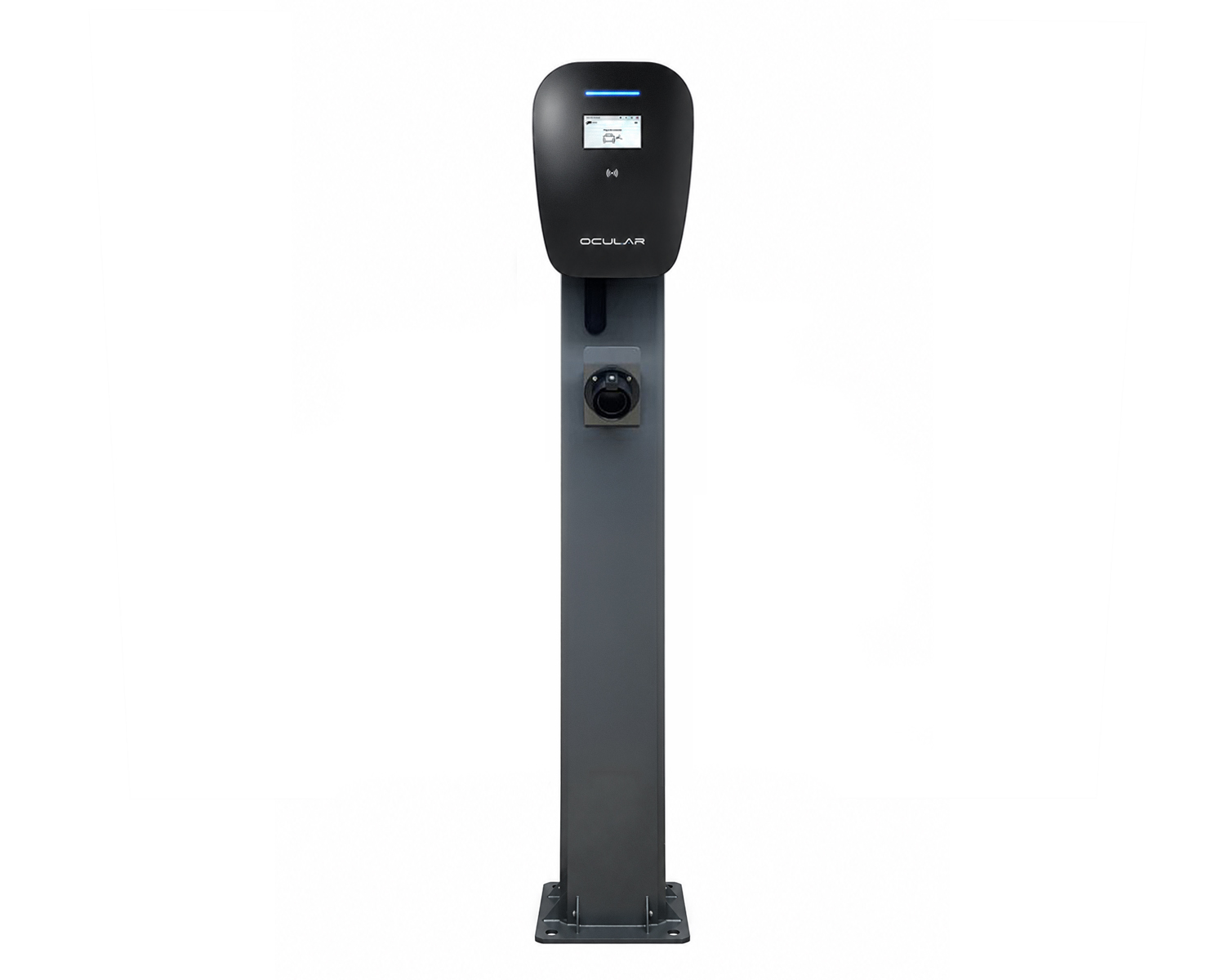Ocular IQ EV Station Stand | Powder Coated Steel