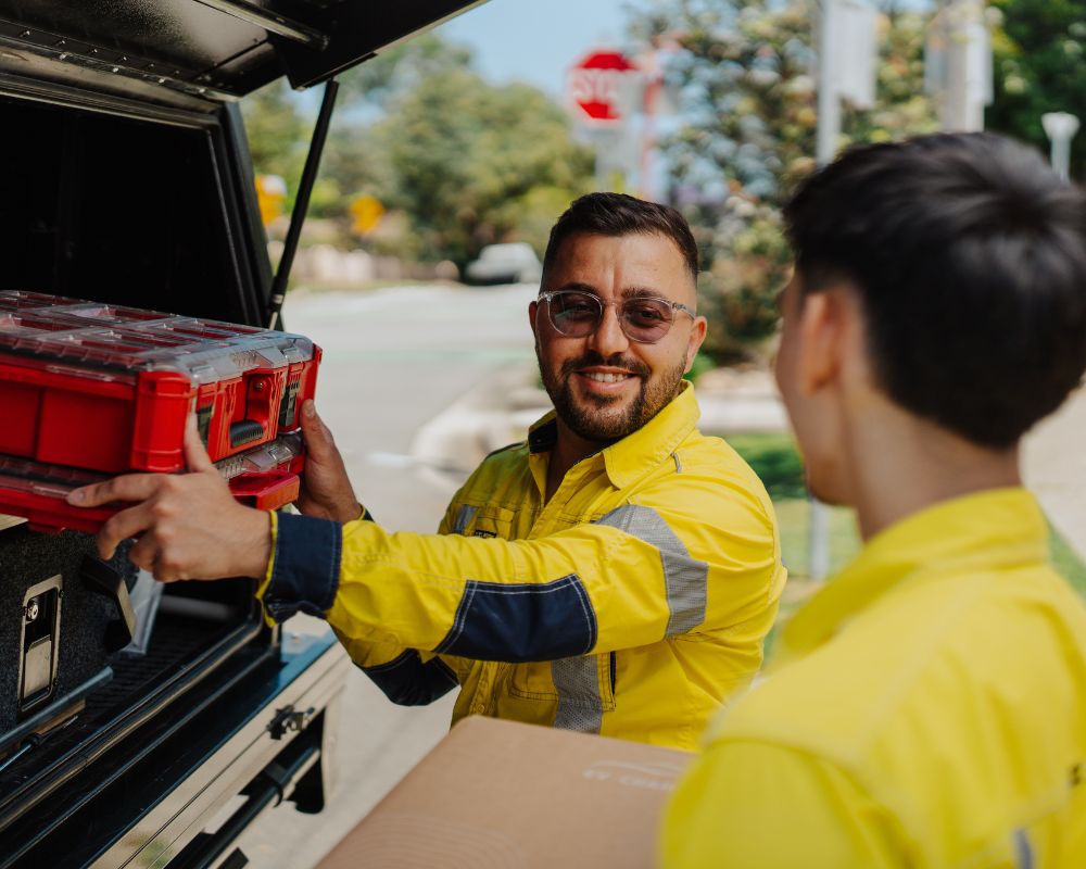 Electrician EV Distribution Board