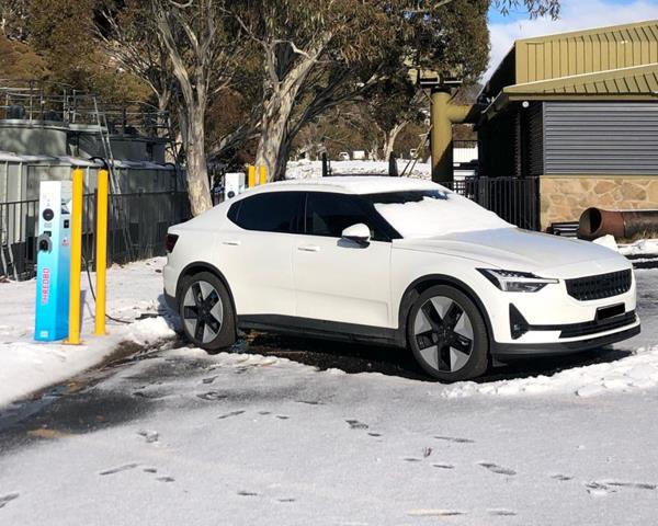 Ocular Iq Dual Fast Ev Charger Snowy Conditions